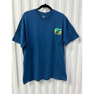 FloGrown T-Shirt Mens XL Blue Good Mahi Mahi Graphic Short‎ Sleeve Florida Tee